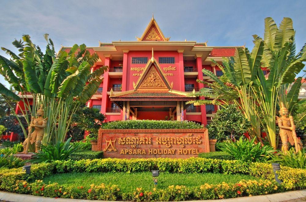 Apsara Holiday Hotel เสียมราฐ ภายนอก รูปภาพ
